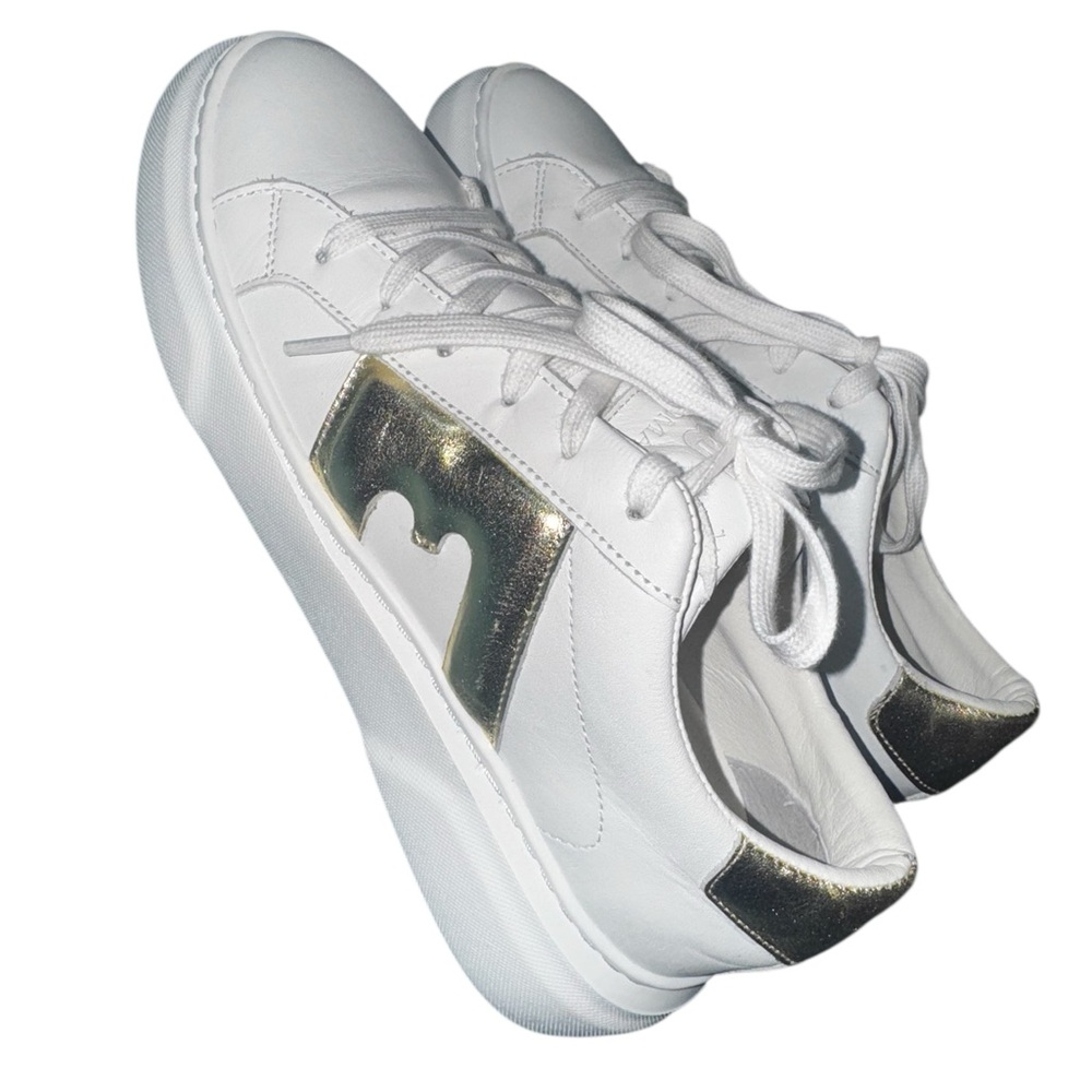 Bruno Magli Kali Leather Platform Sneaker US 6.5 - Picture 2 of 8